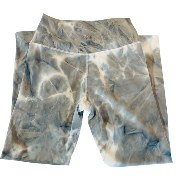 Tie Dye High Waisted Leggings By Sage Collective Women Size S Smoke - Picture 3 of 8